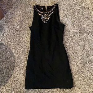 Black tight fitted dress